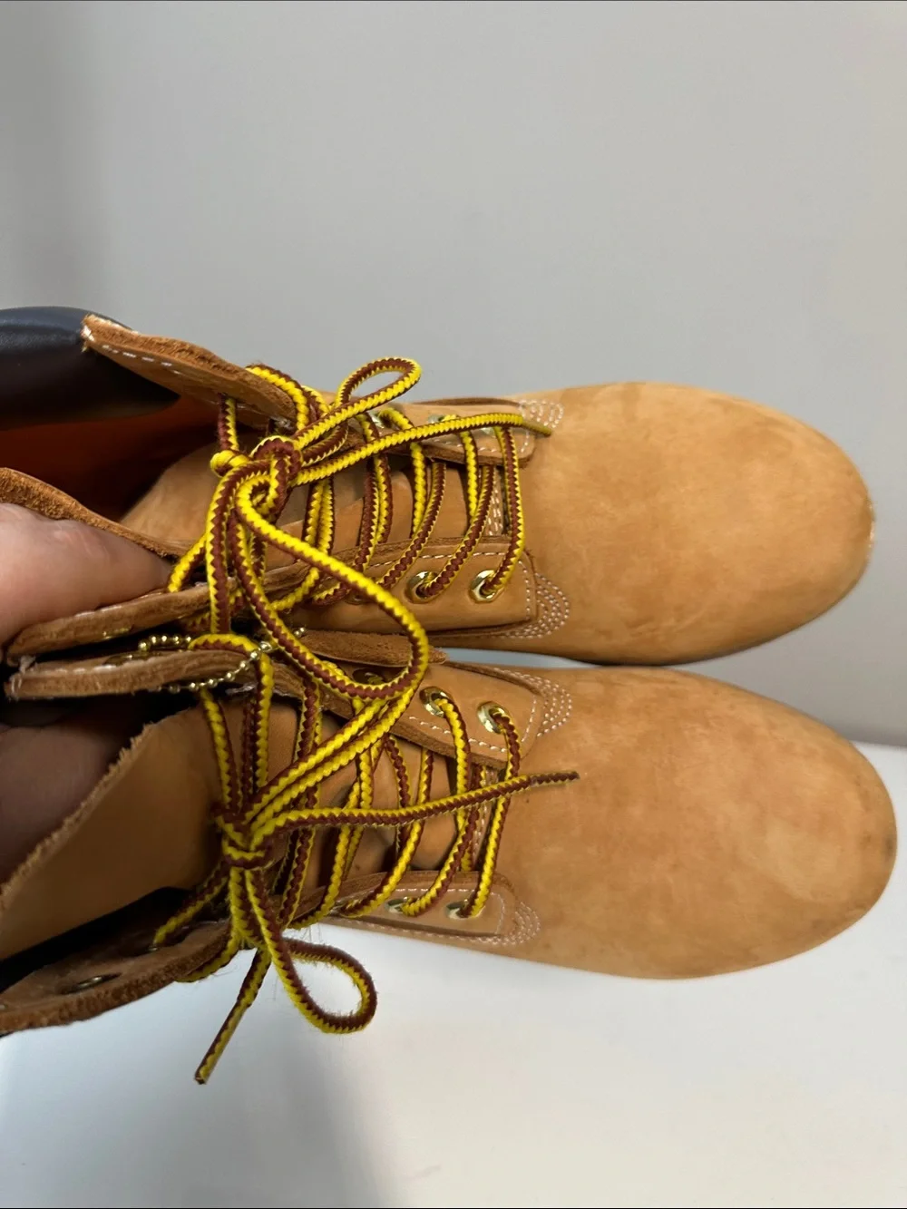Timberland Wheat Nubuck Leather 6” Lace Up Boots Size 7 Utility Gorpcore Work